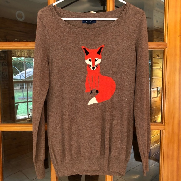old navy fox sweater - Main Image